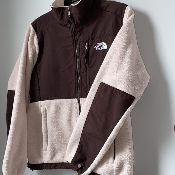 The North Face Denali women’s fleece polartec zip front jacket - pink/brown - Picture 4 of 9
